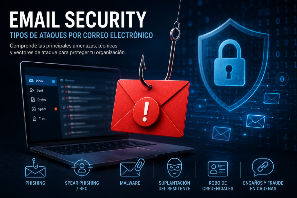 Email Security: tipos de ataques por correo electrónico y cómo protegerse