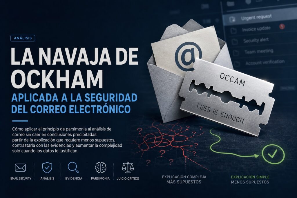 La navaja de Ockham aplicada a la seguridad del correo electrónico